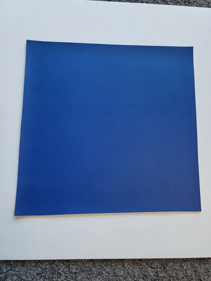 12x12 Faux Leather Vinyl - Royal Blue