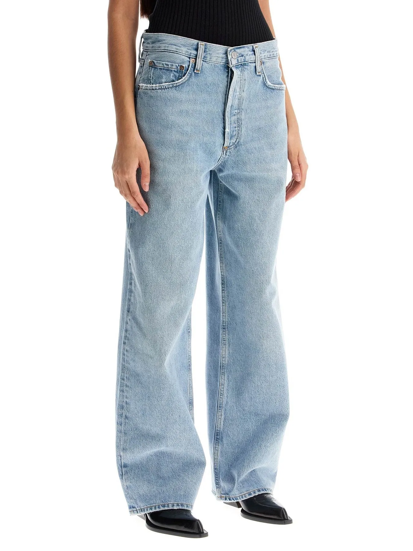 Baggy Low-Slung Denim Jeans