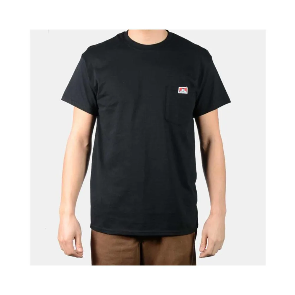 Ben Davis Classic Label Pocket T-Shirt Black 9024 BLK