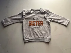 Best sister ever sweatshirt 9-12mo, Kids 12 Month (9-12M)
