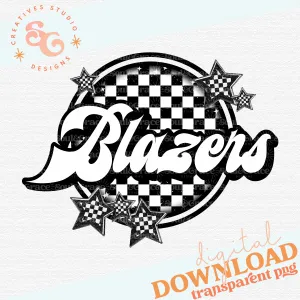 BLAZERS Checker Mascots