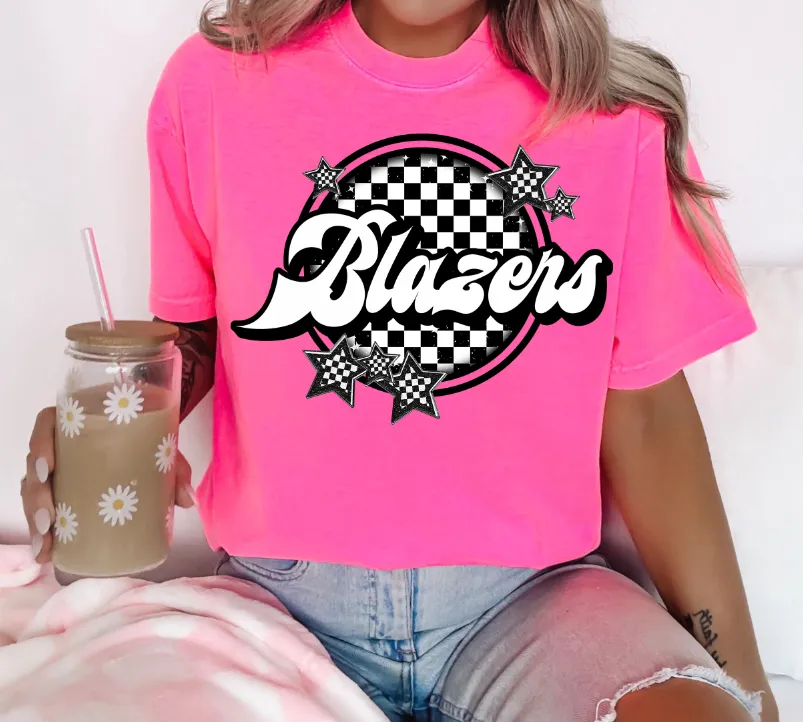 BLAZERS Checker Mascots