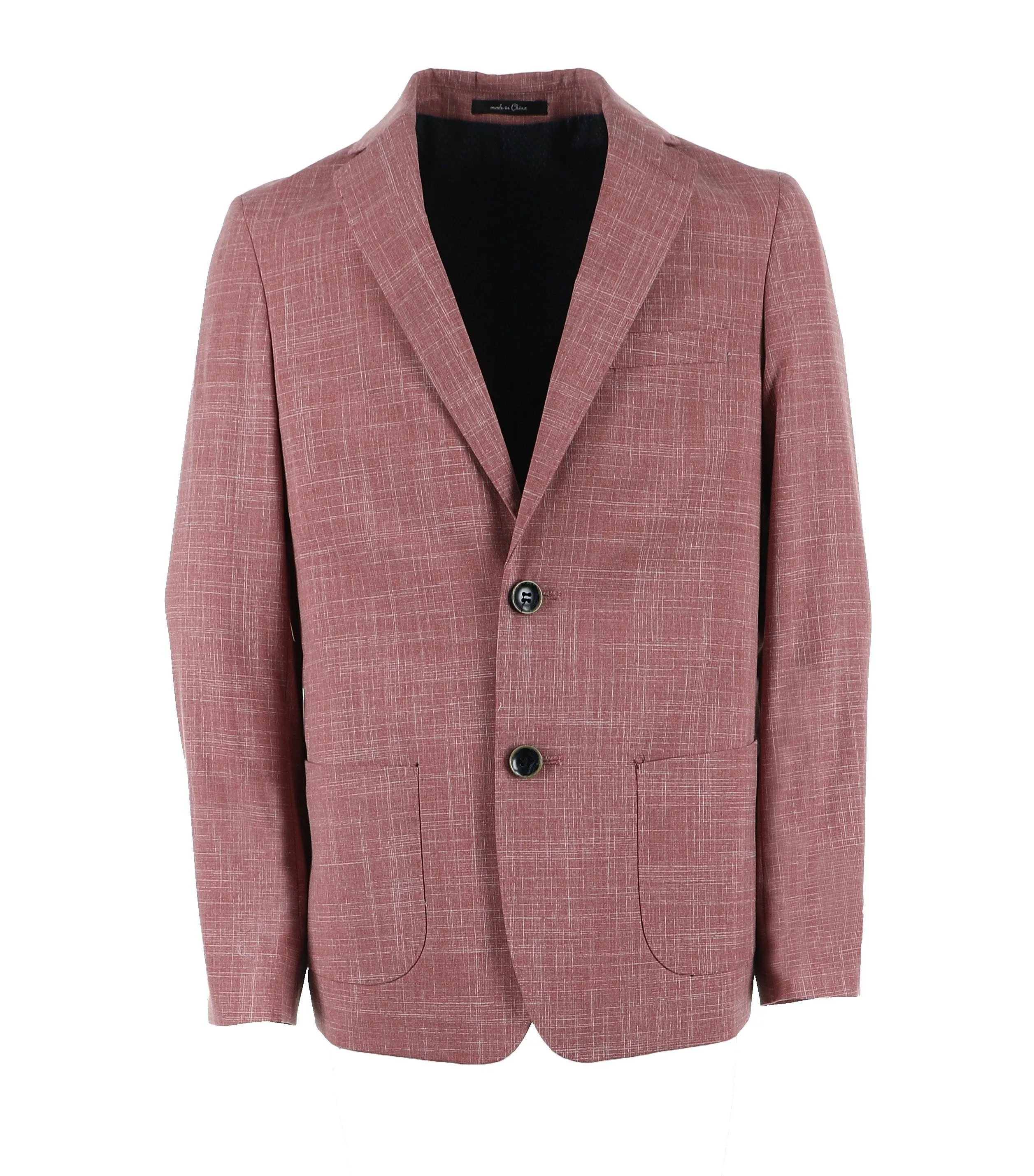 Boy's Fashion Patch Pocket Blazer - Coral