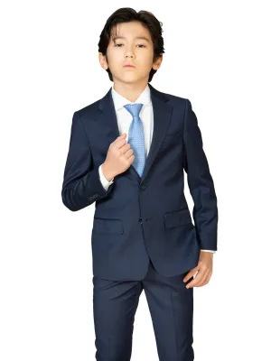 Boy's TR Suit Blazer - Birdseye Navy