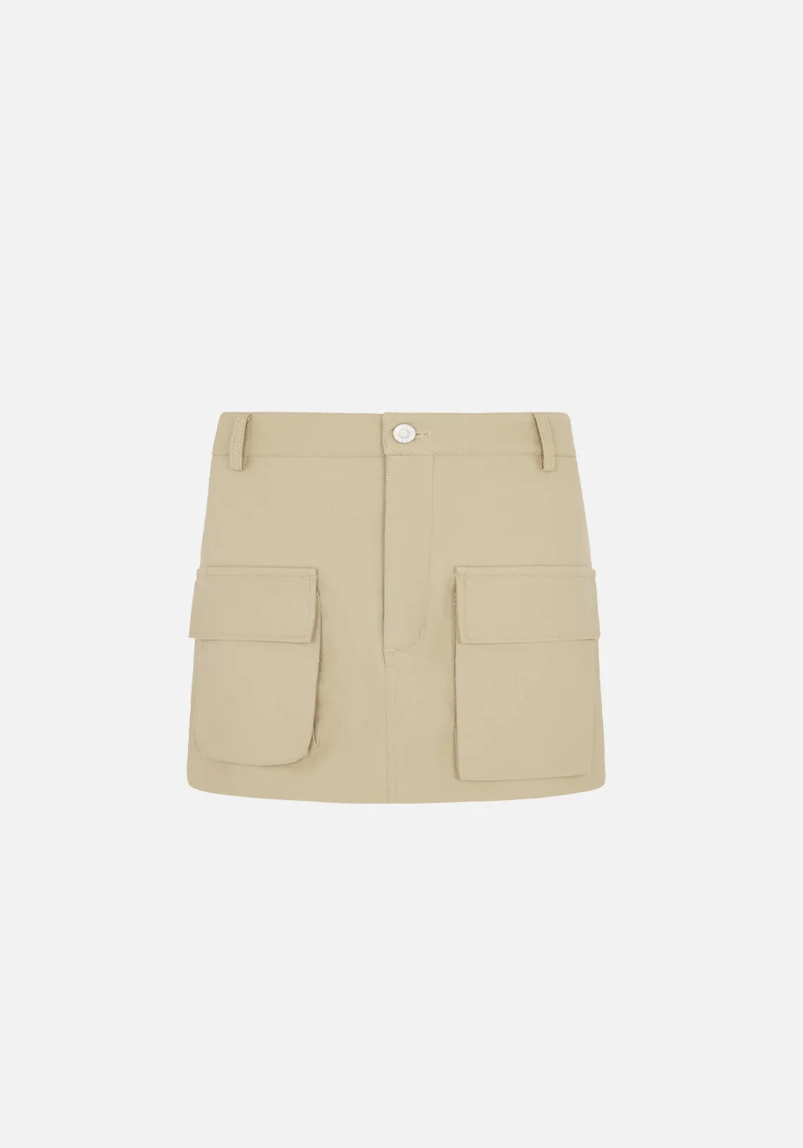 COTTON POCKET MINI SKIRT