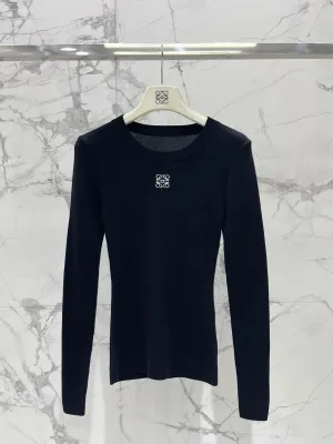 Elastic versatile knitted bottoming shirt