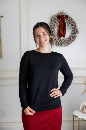 Essential LONG SLEEVE Tee (Solids)