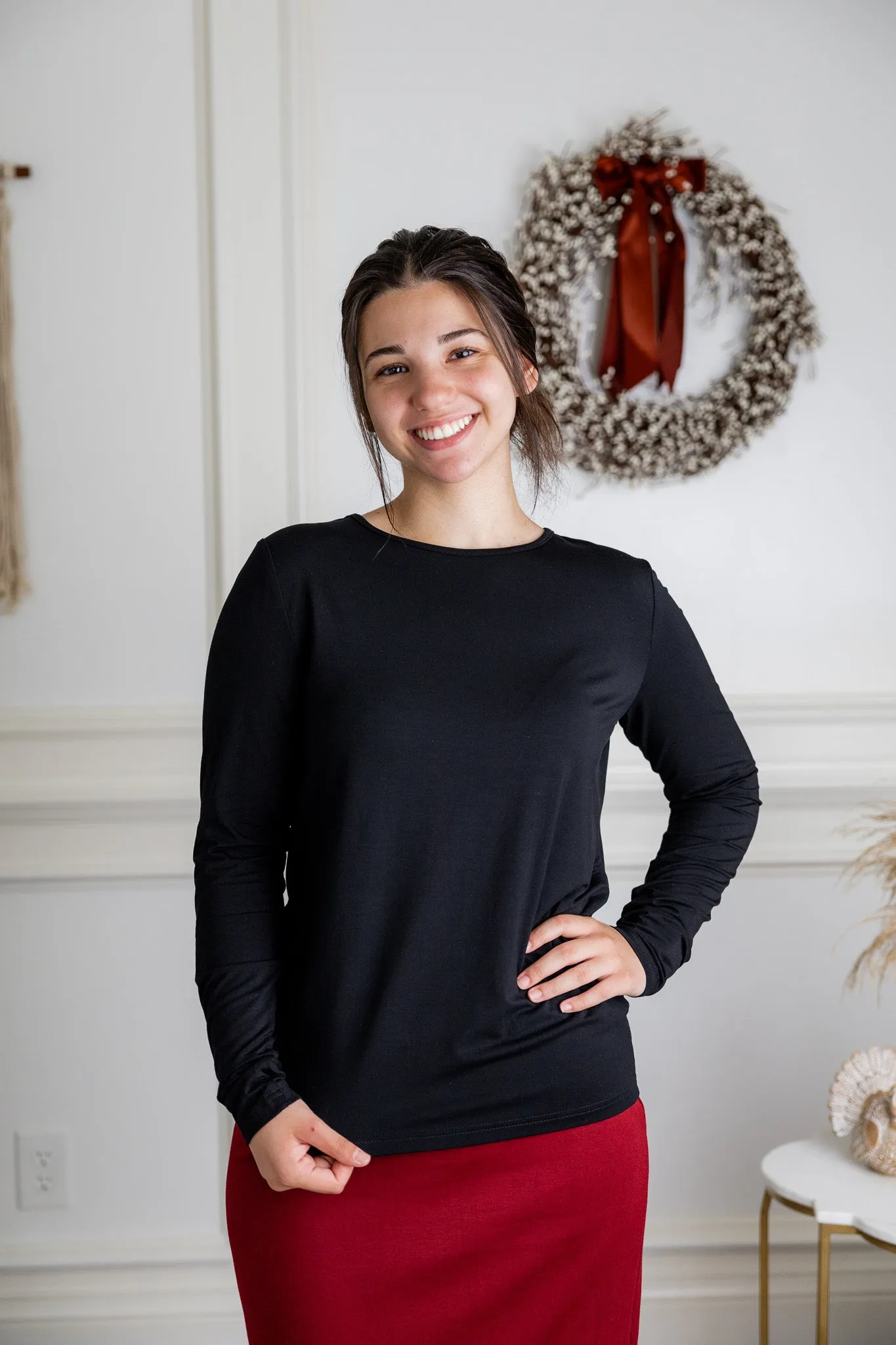 Essential LONG SLEEVE Tee (Solids)