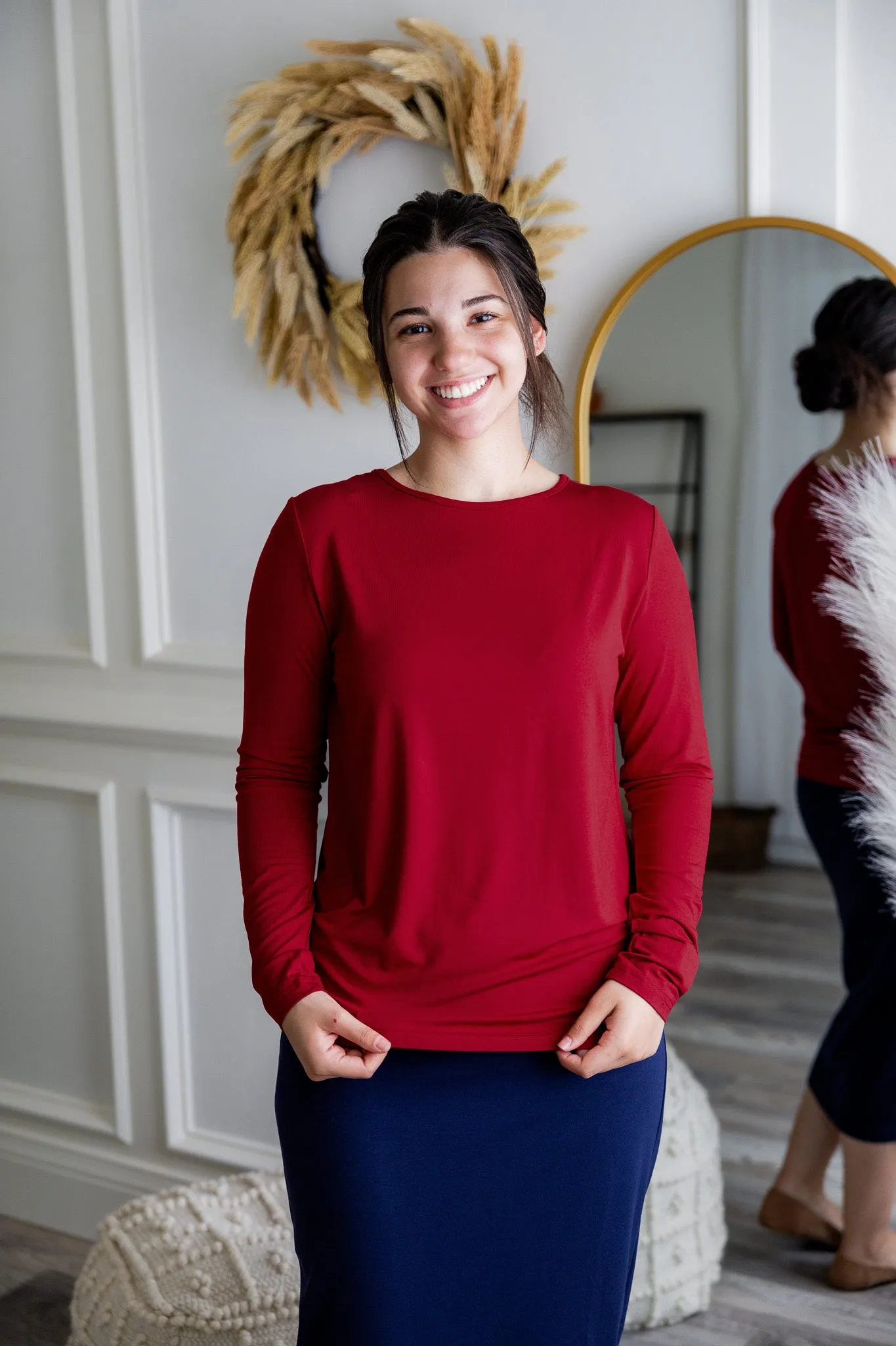 Essential LONG SLEEVE Tee (Solids)