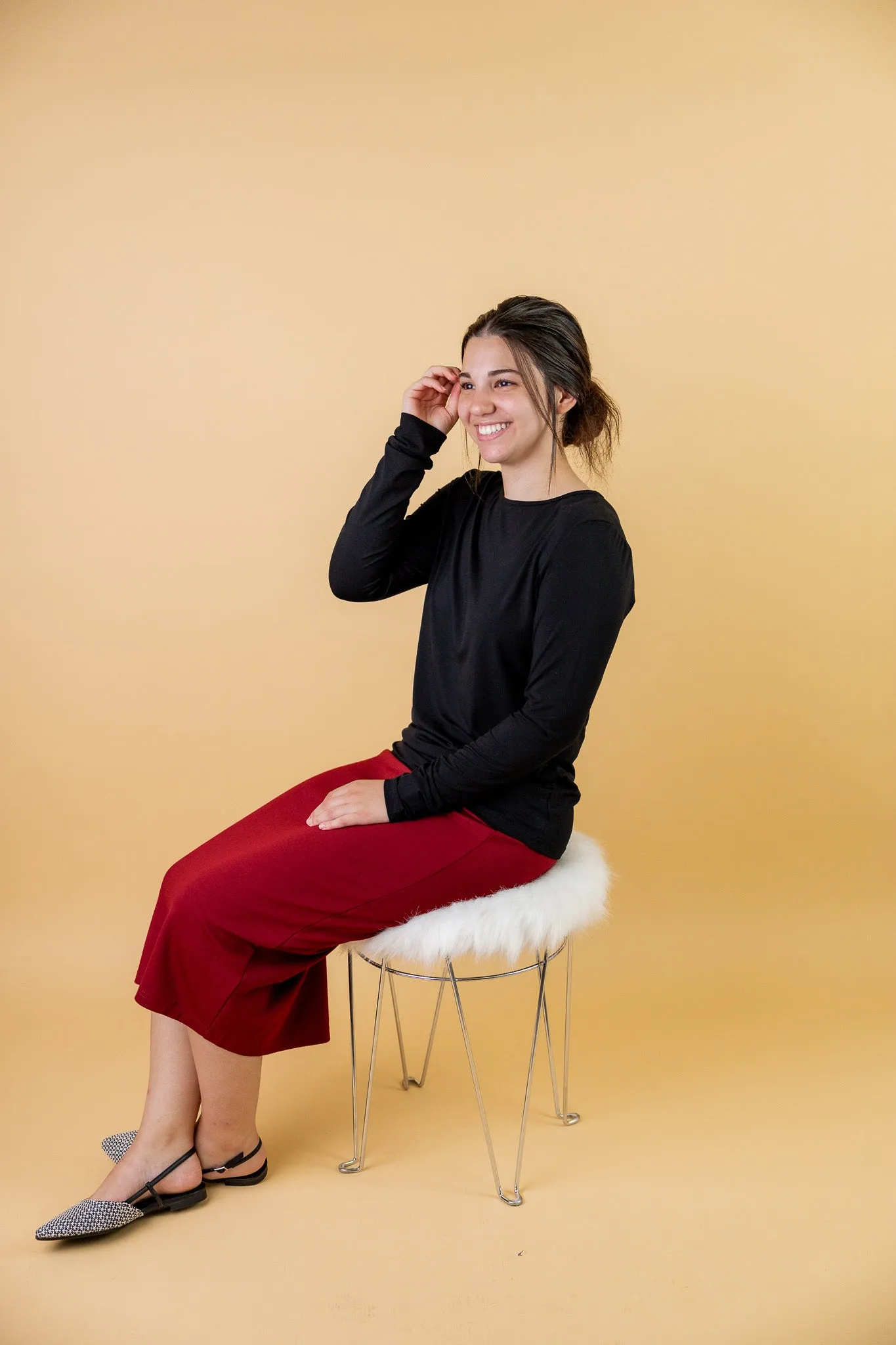 Essential LONG SLEEVE Tee (Solids)