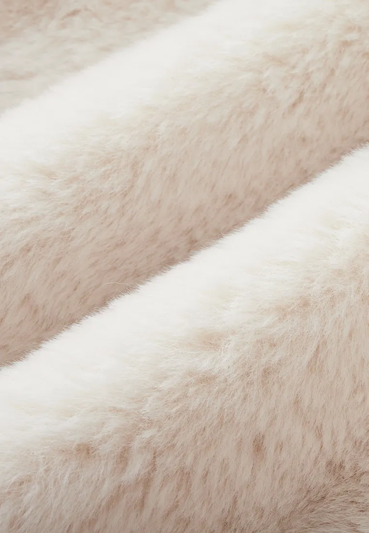Fur-lining Zip-fastening Vest