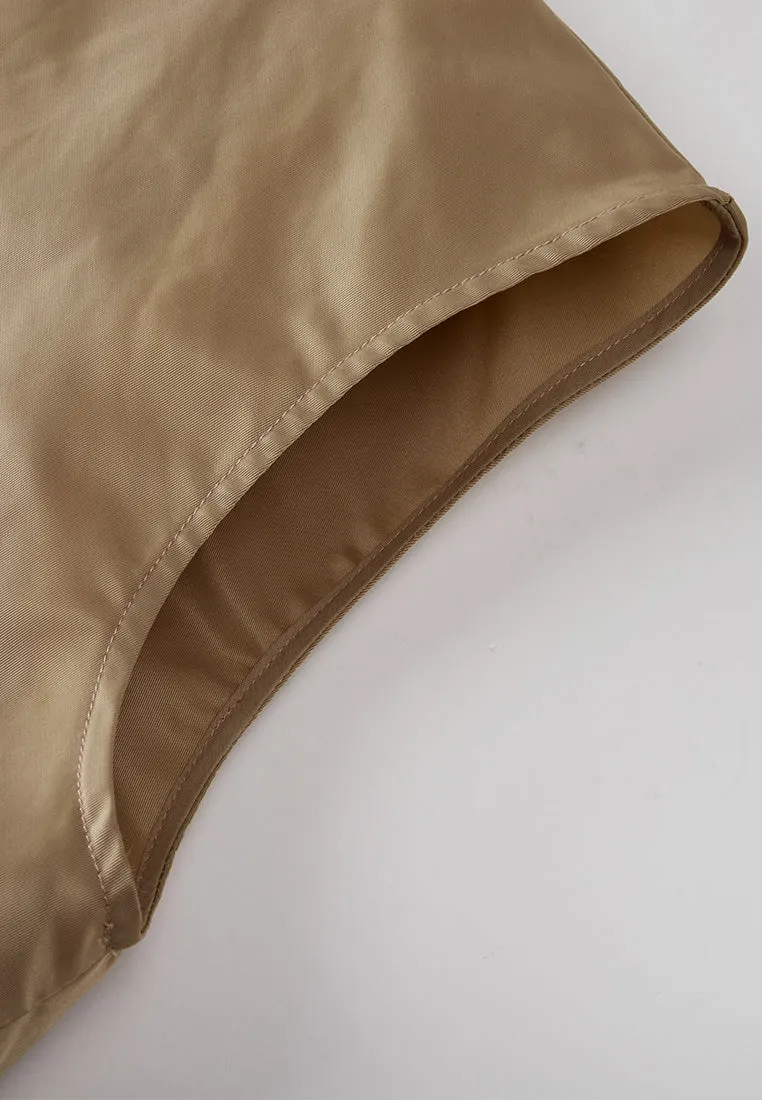 Fur-lining Zip-fastening Vest