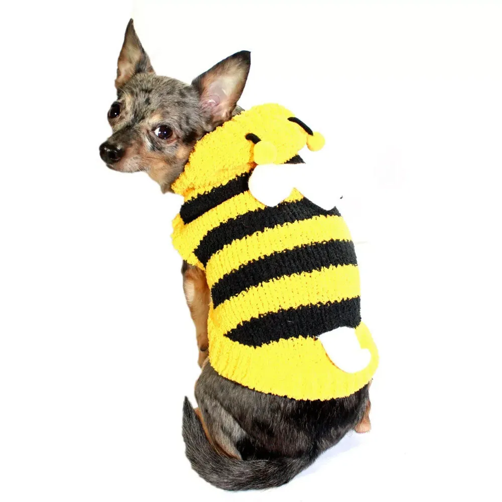 Hip Doggie Bumble Bee Chenille Sweater