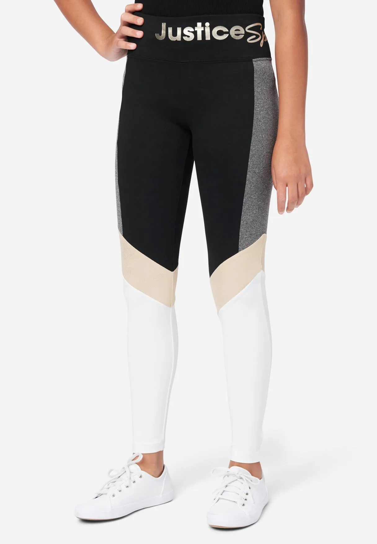 J Sport Color Block Full-Length Leggings