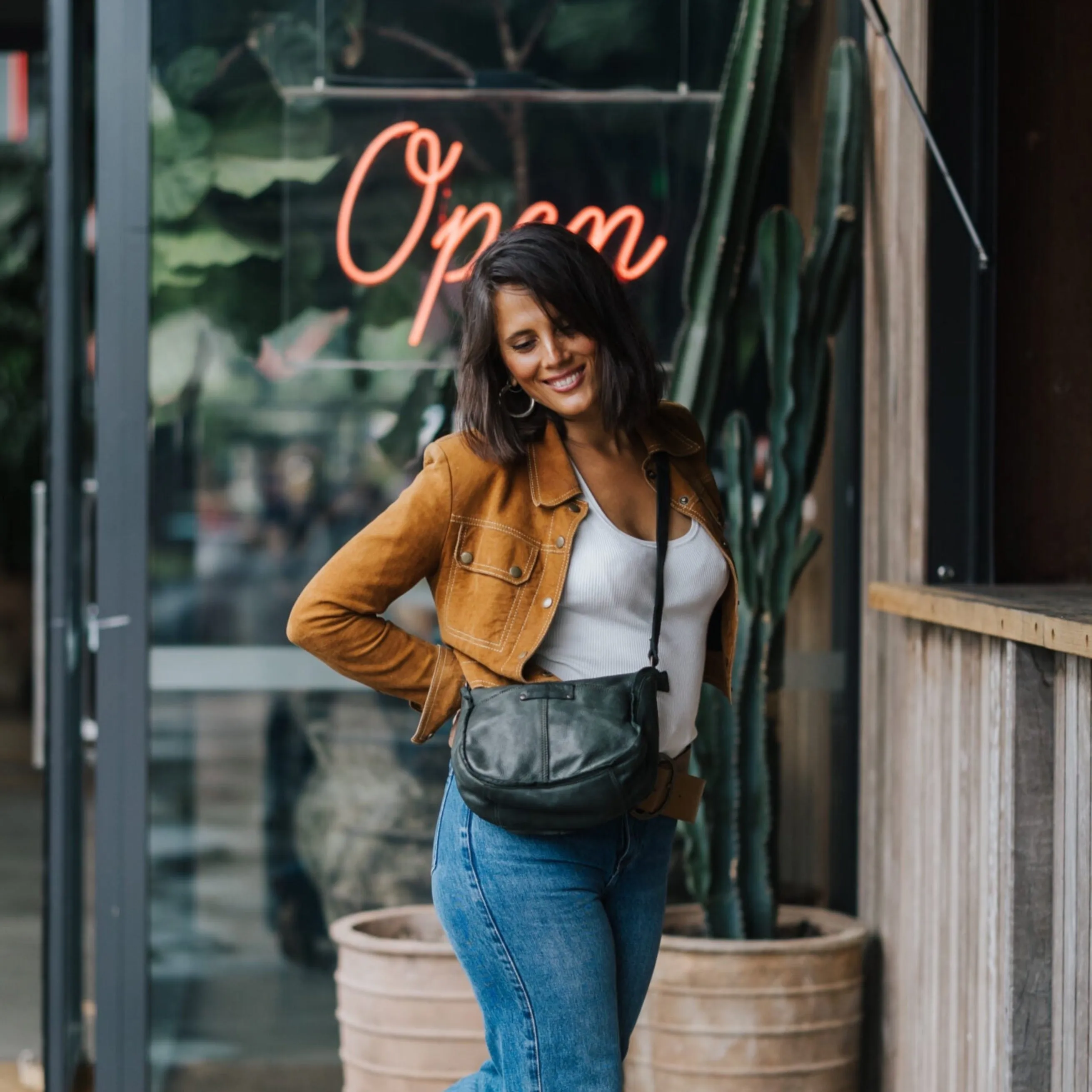Juniper Crossbody Bag - Green
