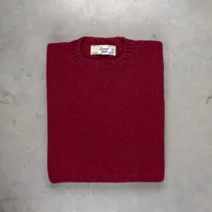 Laurence J. Smith  Super soft Seamless Crew Neck Pullover Bord Mix