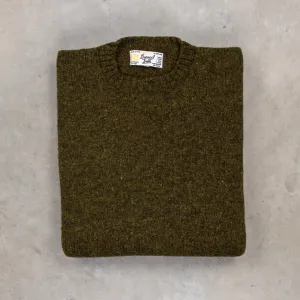 Laurence J. Smith Super Soft Seamless Crew Neck Pullover Pineshadow