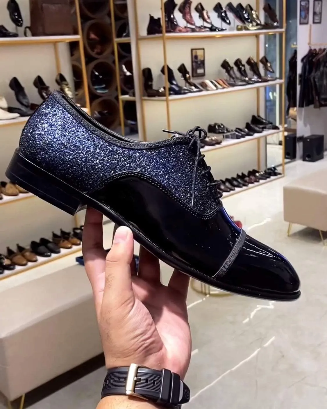 Luxe Tuxedo Cap Toe Oxfords