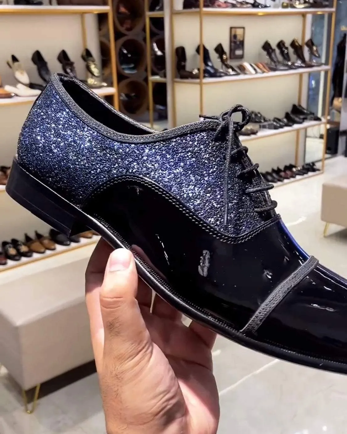 Luxe Tuxedo Cap Toe Oxfords