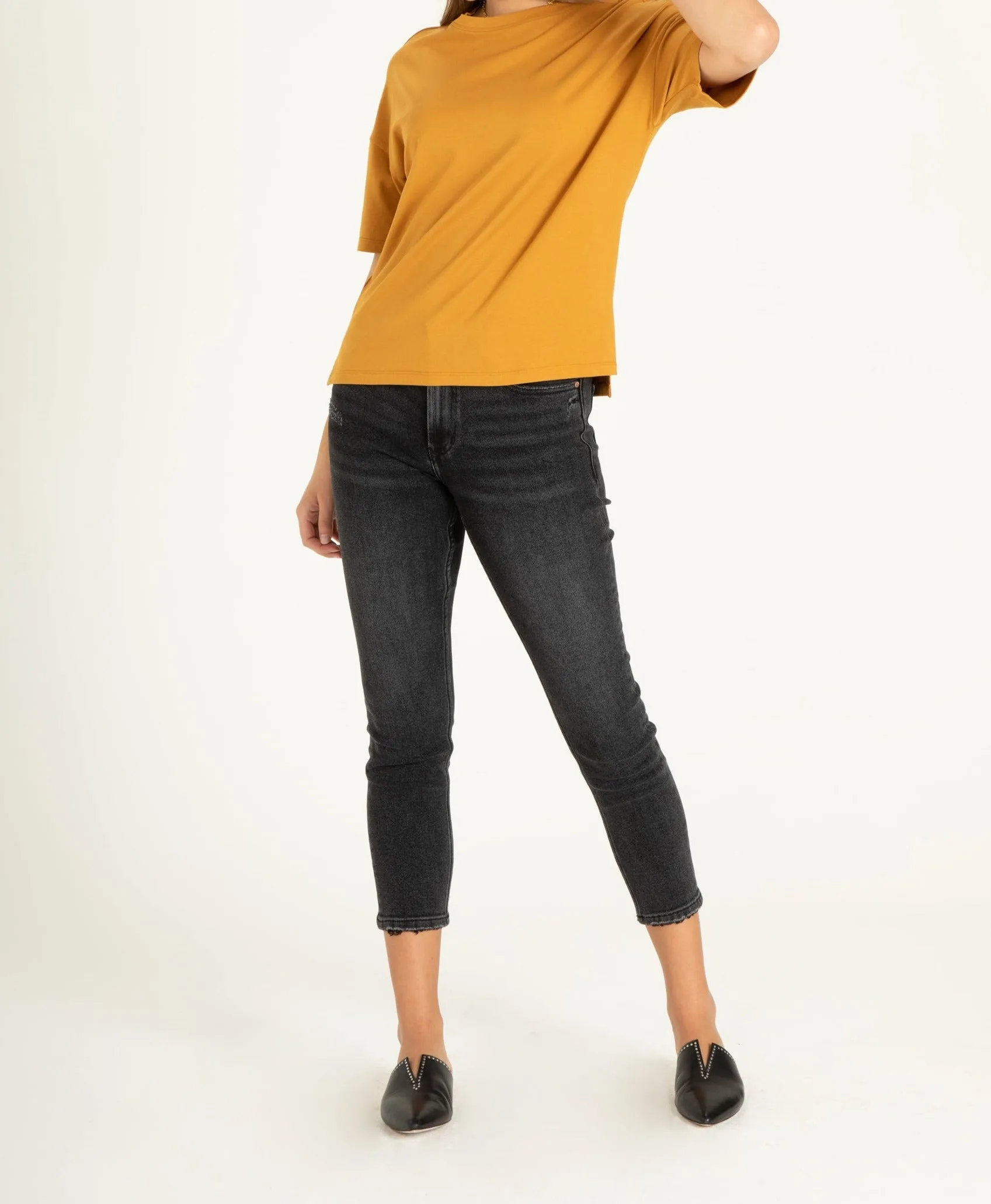 MAKENNA MODAL TOP GOLDEN SPICE