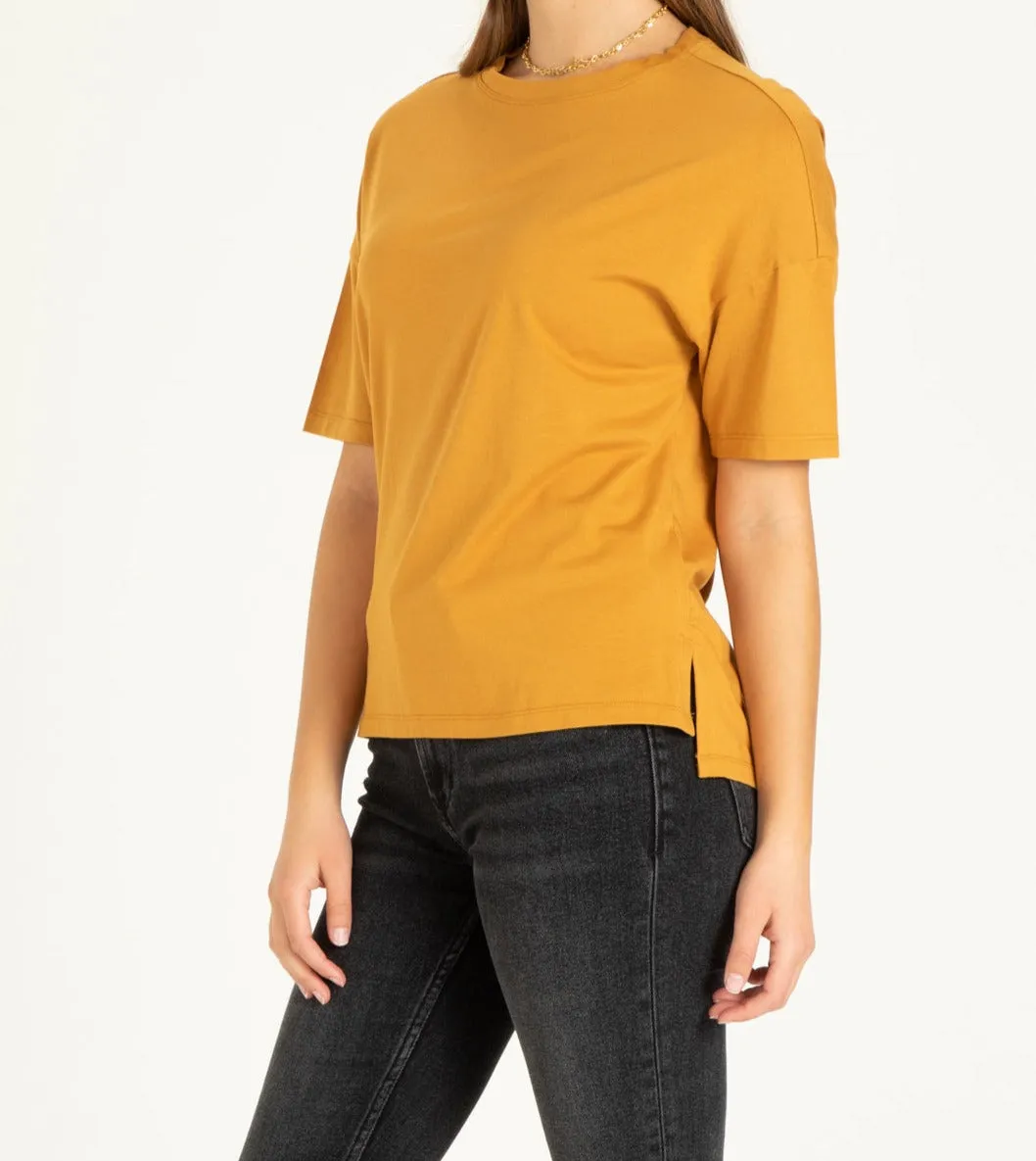 MAKENNA MODAL TOP GOLDEN SPICE