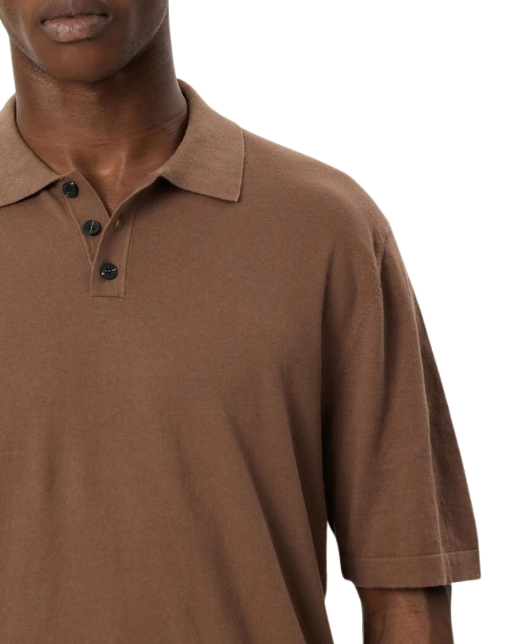 Mens Essential Knit Ss Polo