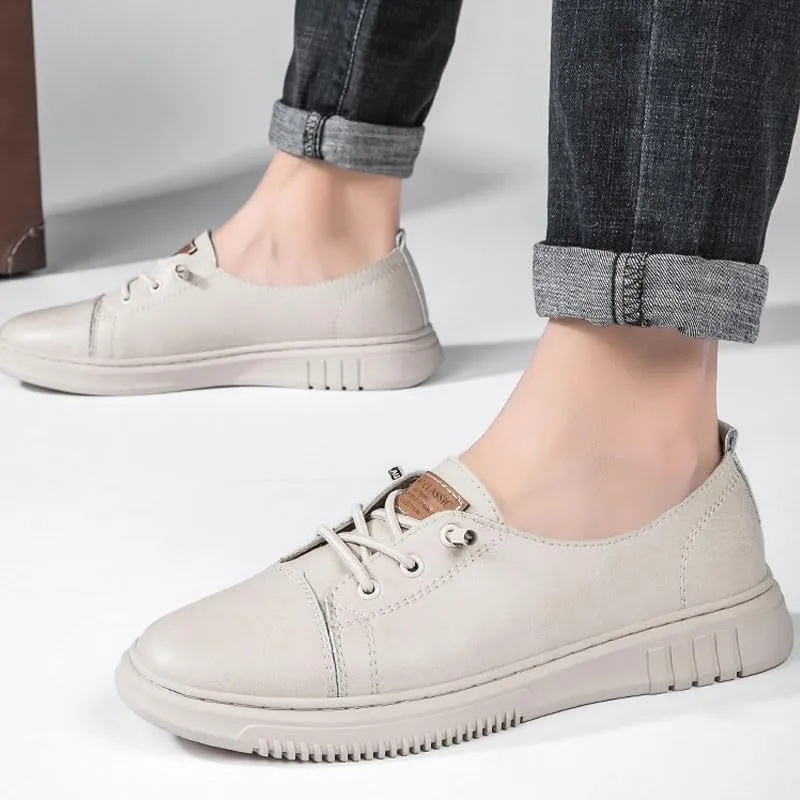 Men's Leather Wingtip Brogue Lace Up Dress Oxfords Breathable Non-Slip Casual Shoes Perfect