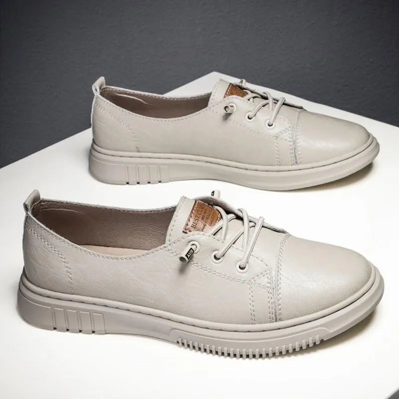 Men's Leather Wingtip Brogue Lace Up Dress Oxfords Breathable Non-Slip Casual Shoes Perfect