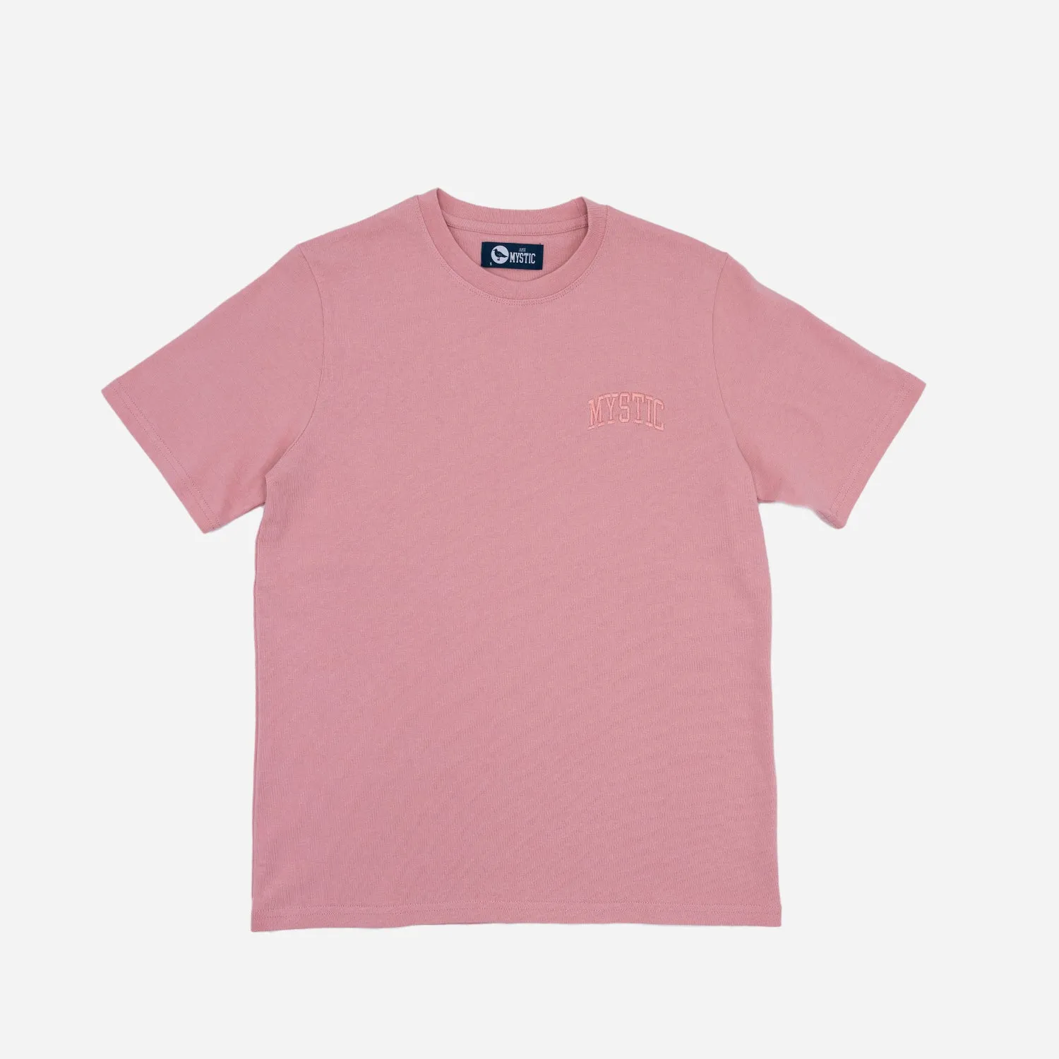 Mystic Embroidered Heavyweight Tonal T-Shirt in Dusty Rose