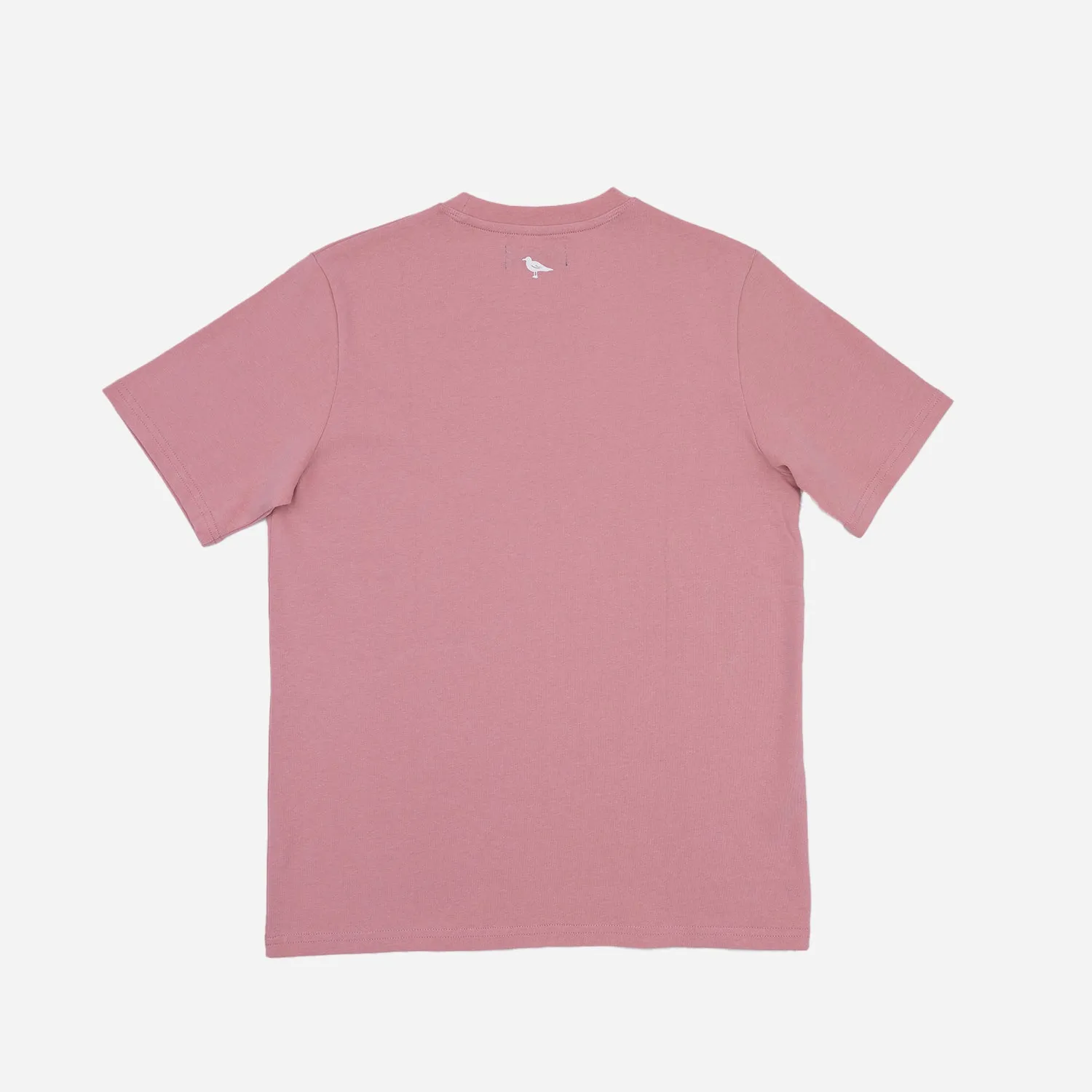 Mystic Embroidered Heavyweight Tonal T-Shirt in Dusty Rose