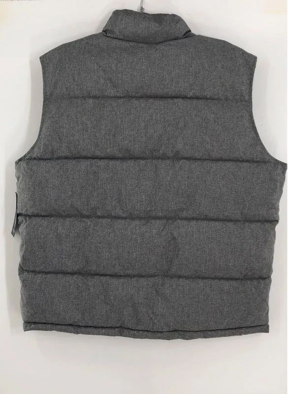 NWT US Polo Assn. Men's Gray Puffer Vest - Size Large