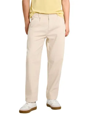 Pepe Jeans White Relaxed Comfort Trousers