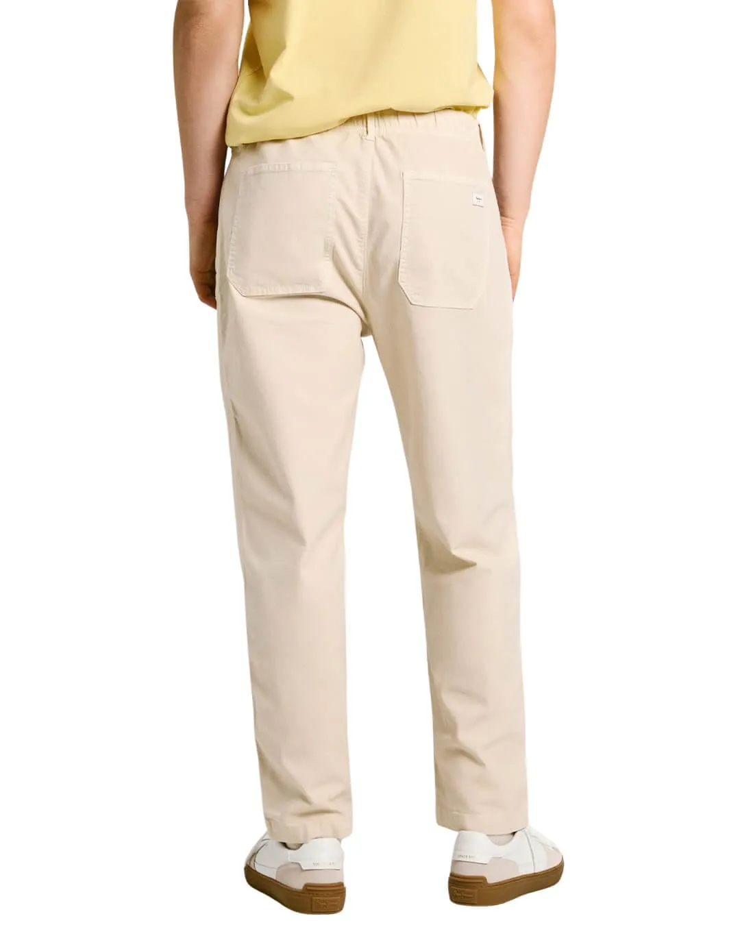 Pepe Jeans White Relaxed Comfort Trousers