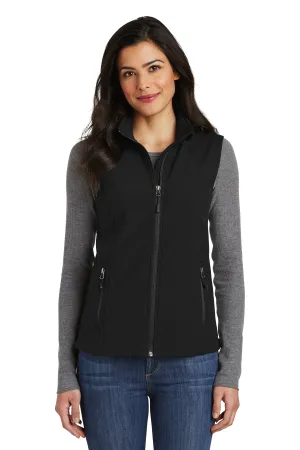 Port Authority Soft-Shell Black Vest L325 (Women's)