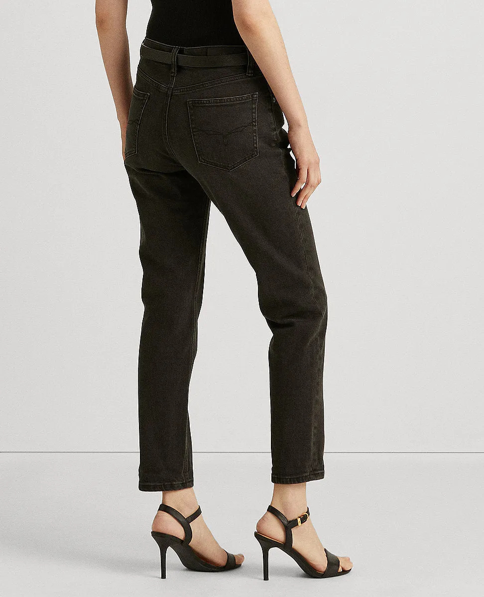 Relaxed Tapered Jean In Black