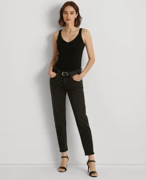 Relaxed Tapered Jean In Black