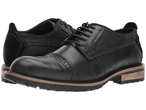 Steve Madden Men's Shandy Oxford, Black Leather, 13 US/US Size Conversion M US