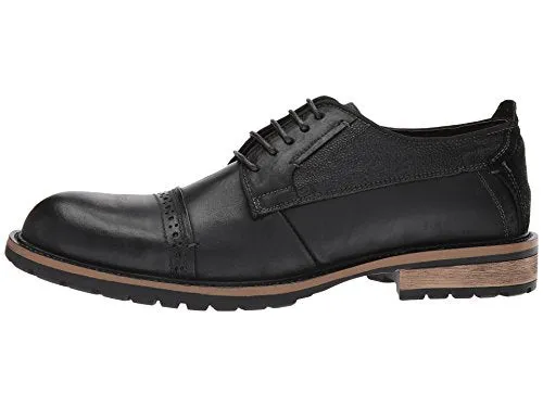 Steve Madden Men's Shandy Oxford, Black Leather, 13 US/US Size Conversion M US