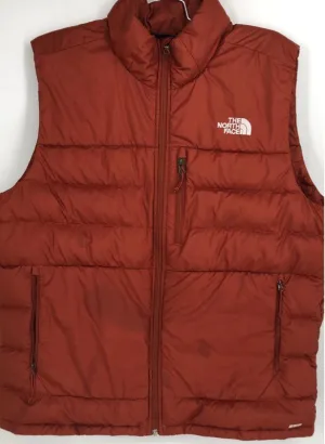 The North Face Men's Brown Puffer Vest - Size L