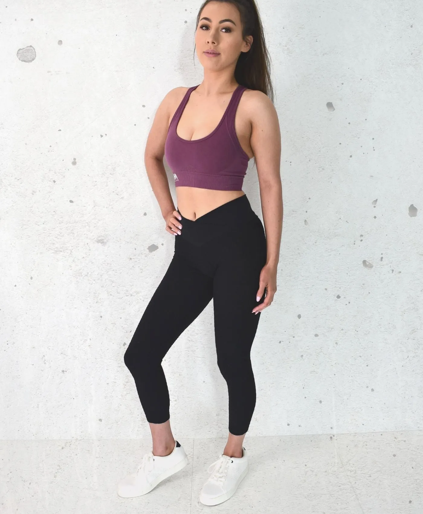 Track Seamless Scrunch Leggings - Black