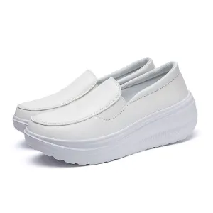 Women Thick Soles Simple Sneakers